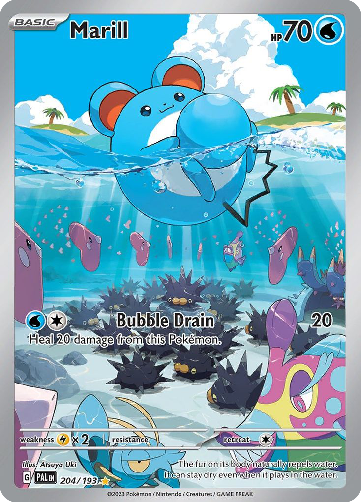 Paldea Evolved Marill #204/193